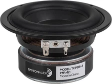 TCP115-4 4" Treated Paper Cone Midbass Woofer 4 Ohm