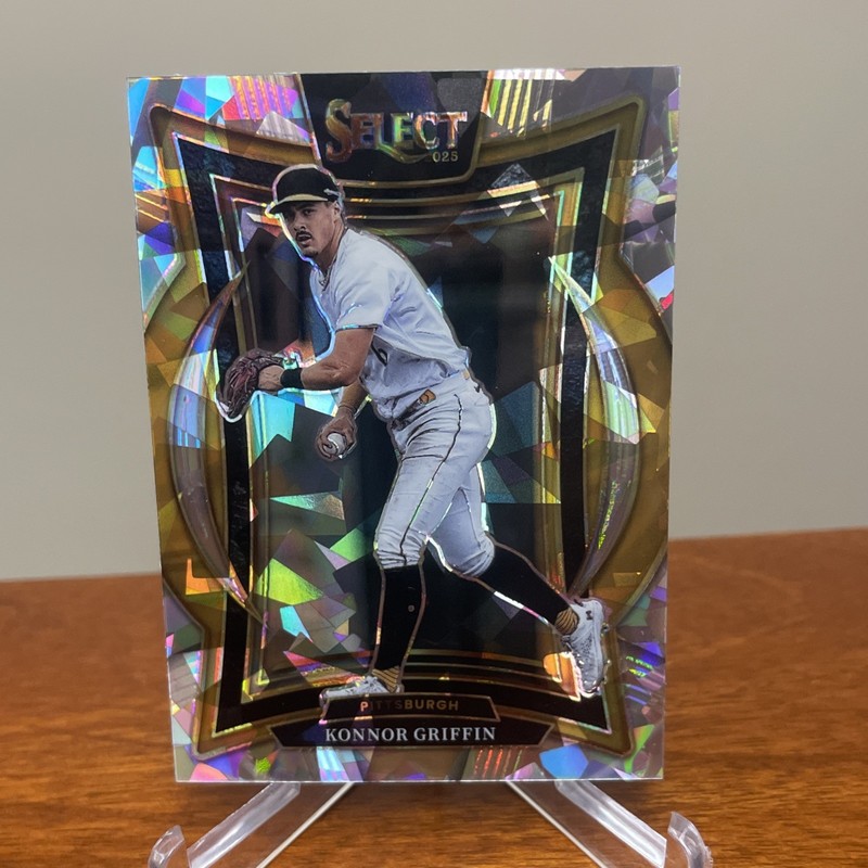 2025 Panini Select Konnor Griffin Cracked Ice Prizm #78 - Pittsburgh Pirates 