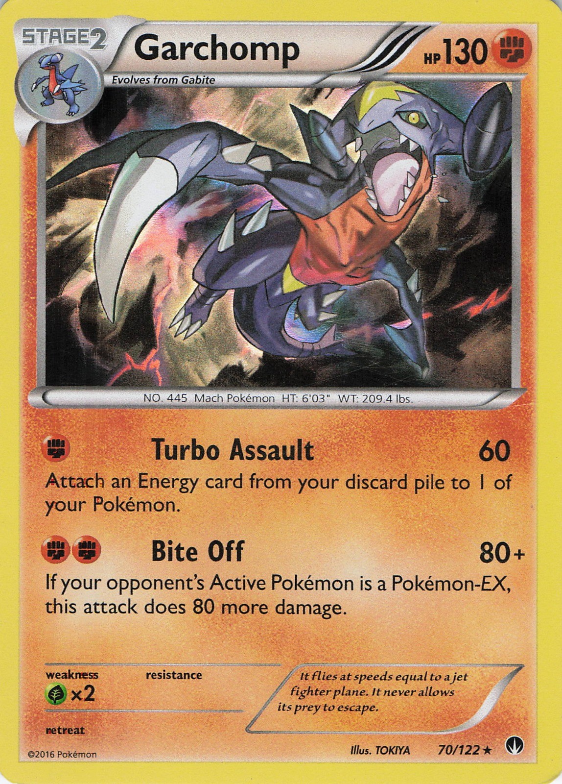 Garchomp Holo Holo Rare XY - BREAKpoint 70/122