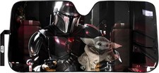 Mandalorian Baby Yoda The Child Windshield Sunshade