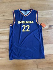 Gameday Greats Indiana Fever Clark #22 WNBA Jersey Medium Blue Yellow Red Medium