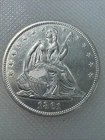 1861 seated liberty half dollar FE