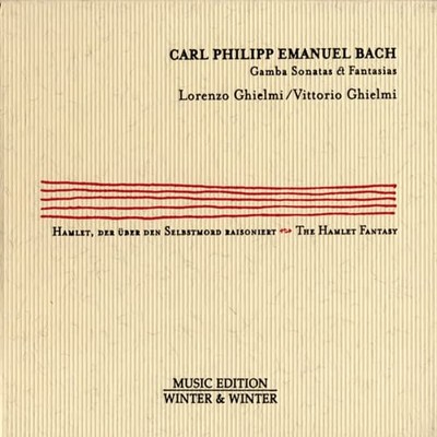 C. P. E. Bach Gamba Sonatas and Fantasias (Ghielmi, Ghielmi, Buratto) (CD) Album