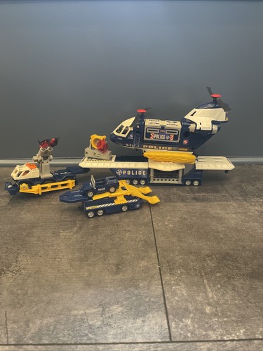 1998 Matchbox Mega Rig Police Command Center - Incomplete