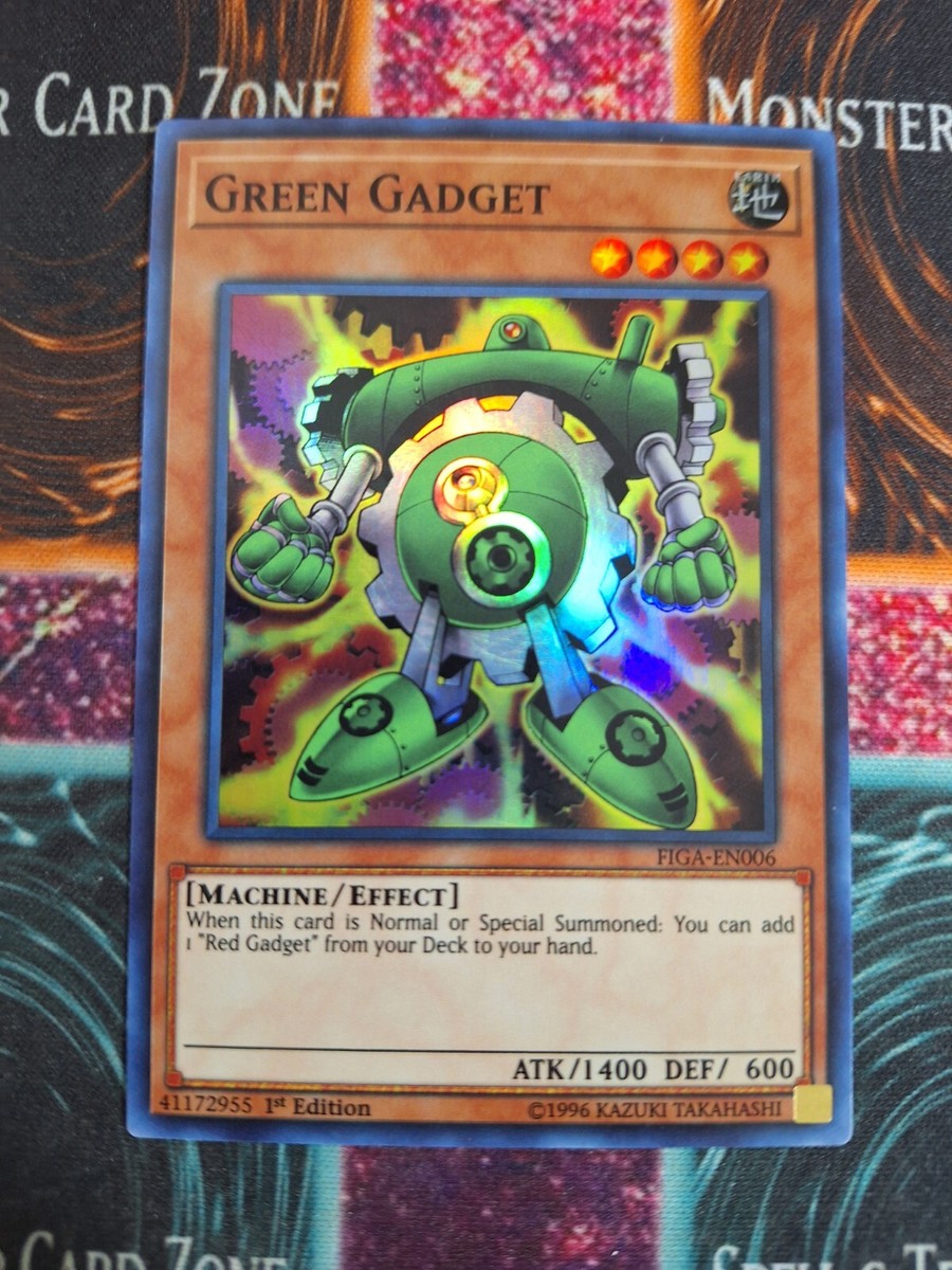 Yu-Gi-Oh! TCG Green Gadget FIGA-EN006 Super Rare 1st Edition Near Mint | eBay Yu-Gi-Oh! TCG Green Gadget FIGA-EN006 Super Rare 1st Edition Near Mint | eBay