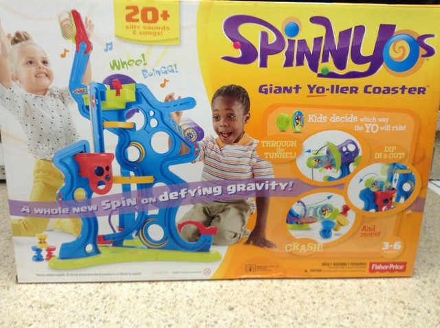 Fisher Price Cmn78 Spinnyos Giant Yo Ller Coaster Toy For Sale Online Ebay