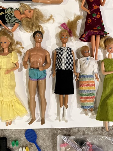 Gran lote de VTG Barbie Ken Ropa Blue Eye Shadow Zapatos Accesorios Botas ASIS - Imagen 7 de 10