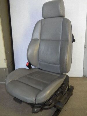 Vordersitz Leder klappbar ohne Airbag links Bisonleder Silbergrau  3 (E36)