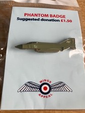 100 Years of RAF/PHANTOM Badge/Pin-Brand New.