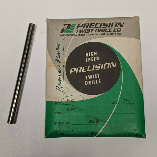 9/32" Reamer Blank HSS USA Made eBay