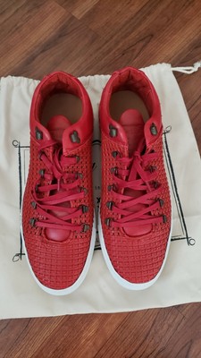 red luxury sneakers