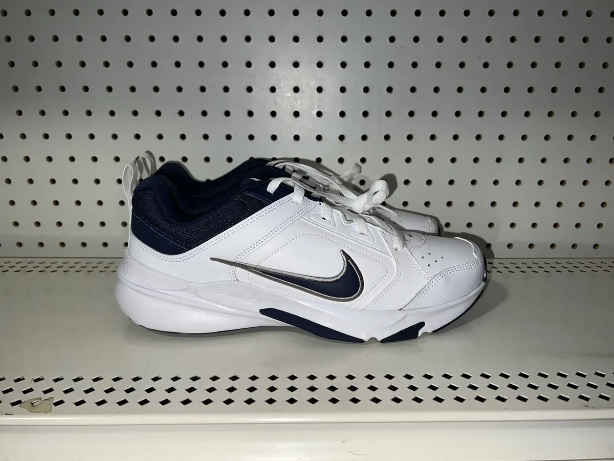 Skeptisk Cafe Hykler Nike Defy All Day Mens Athletic Walking Training Shoes Size 14 White Navy  Blue | eBay