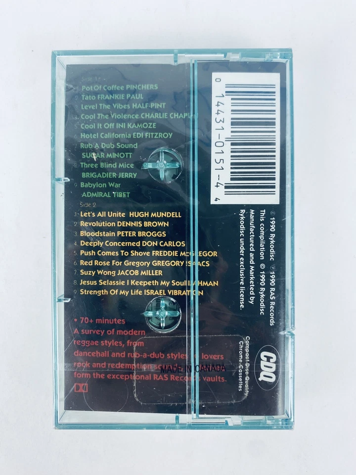 Reggae Jamdown The Ras Tapes Cassette Tape SEALED 1990 Compilation, HTF OOP - Image 2 of 4