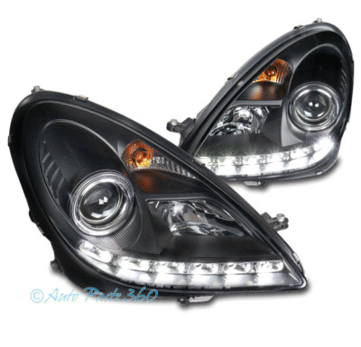 For 05-11 Mercedes-Benz R171 SLK LED Projector Headlights Lamp