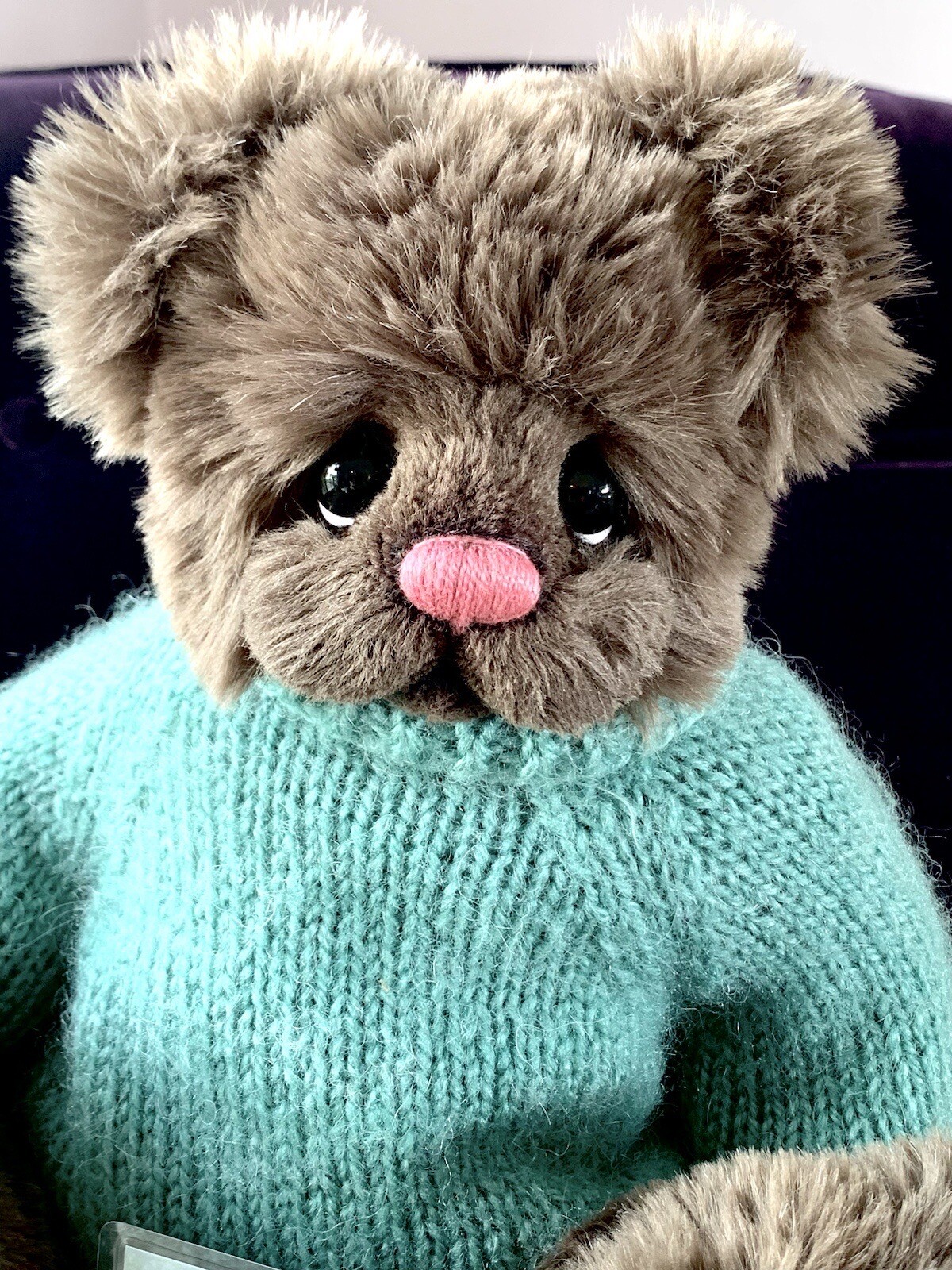 14” MOHAIR/TISSAVEL ARTIST BEAR‘TAYLOR’ by DONNA HAGER of HAGER BEARS