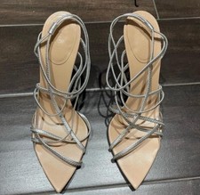 Gucci Stilettos Size 7 Silver Authentic