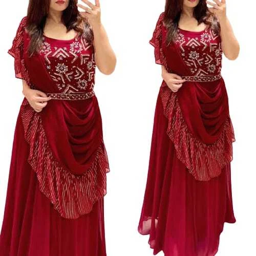 Party wear sale skirt top design