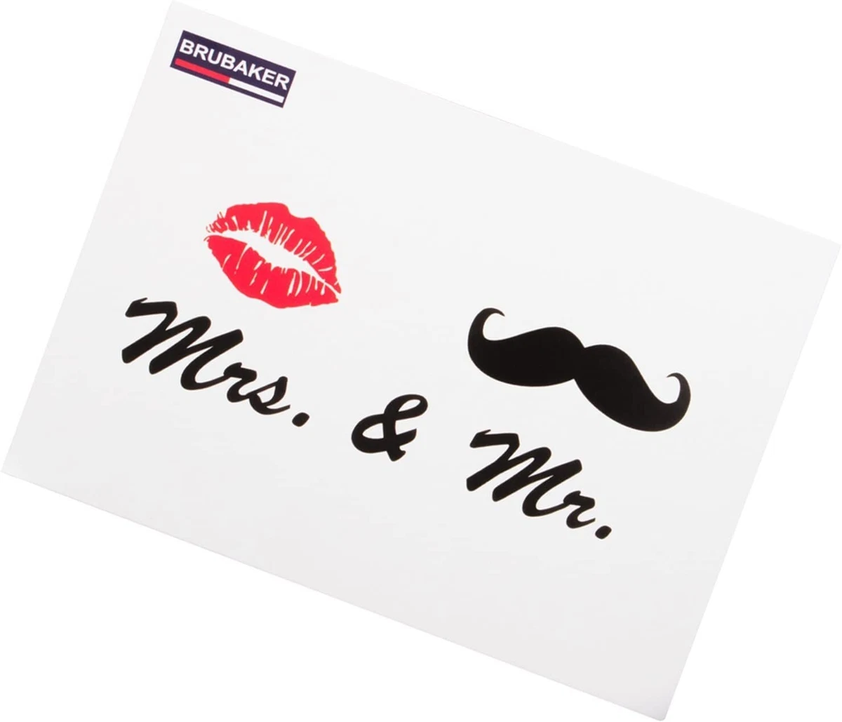 Mr & Mrs Kaffeebecher 2er Set Keramik Tassen Hochzeit Geschenk für Brautpaare
