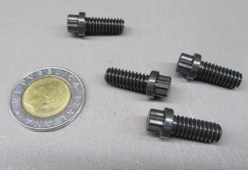 12 Point Flanged, Ferry Bolt, Steel, FT, 1/4"-20 x 5/8" Length, 50 Pc - Picture 7 of 12