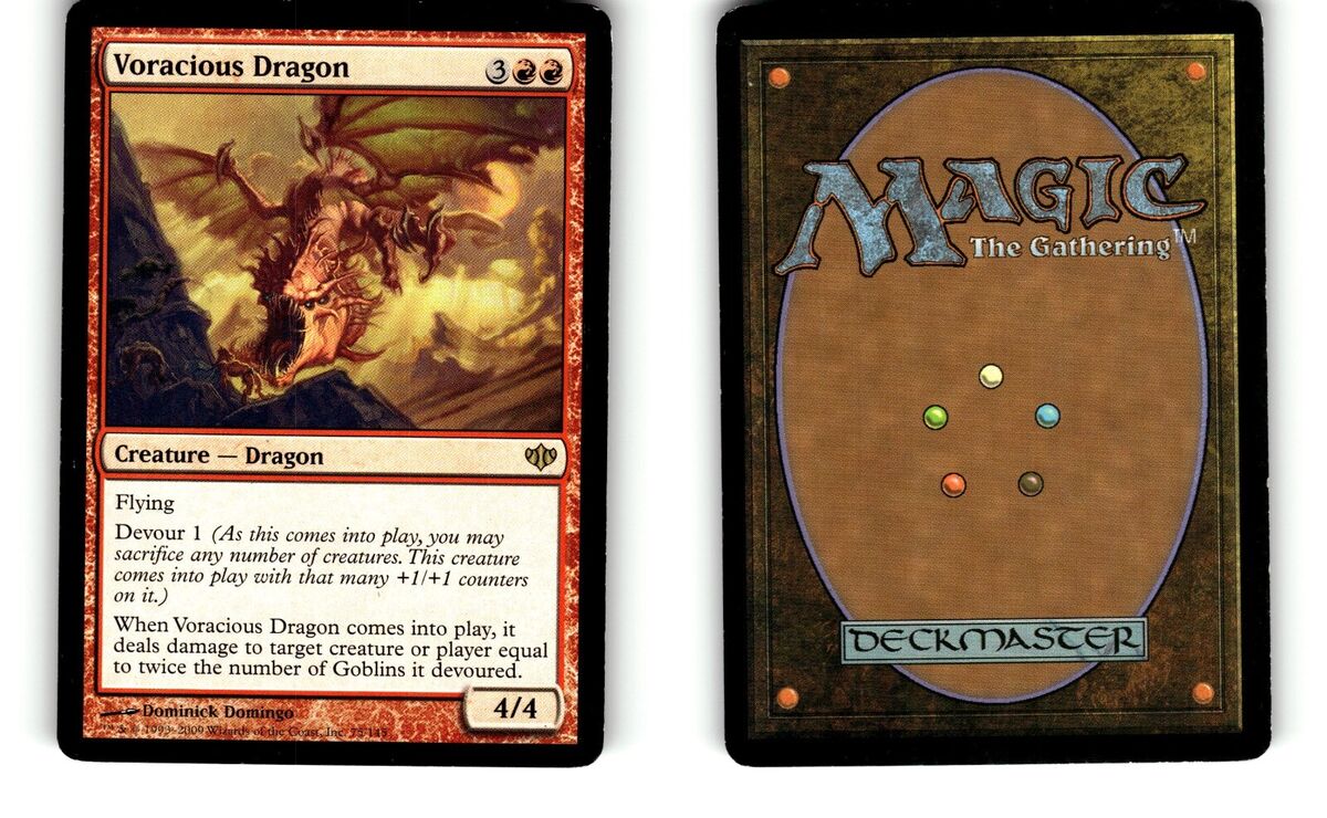 Carta de Jogo: Dragão Voraz (Magic: The Gathering(Conflux)  Col:MTG-CON-PT-075