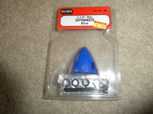 Vintage RC Airplane Dubro Blue Spinner 1 1/2" Dia 264 NIP