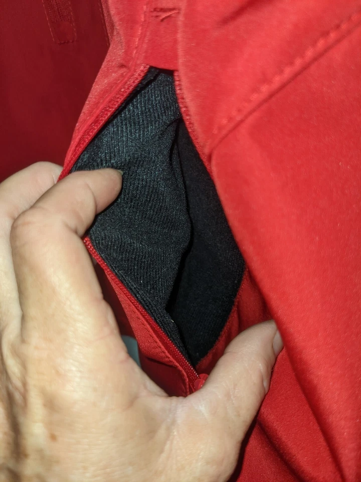 Abrigo Mujer Antigua Talla Md Rojo Invierno  Foto 4 de 4