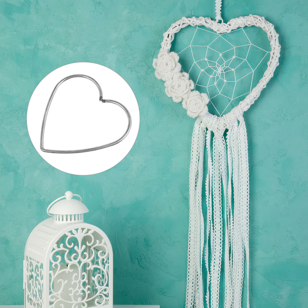 9 PCS Sterling Silver Hoop Earrings for Women Wire Hearts Crafts