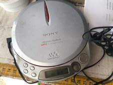 Sony Atrac3 Plus Retro CD music Disc Player MP3 works Walkman D-NE510 Rare