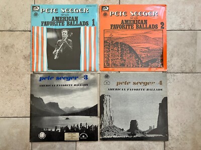 Pete Seeger _ American Favorite Ballads Vol. 1 2 3 4 Vinile X 4 LP 33giri SEALED