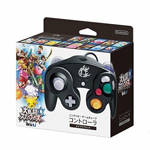 NEW Nintendo GameCube Controller WII U Super Smash Bros. Black