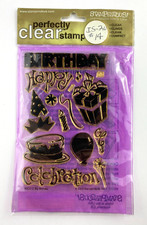 Stampendous Clear Cling Stamp Set "BIG BIRTHDAY" SSC012 - Celebration