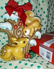  THUN formella CERBIATTO SCOIATTOLO NATALE SCATOLO (CONTATTATEMI PER INFO)