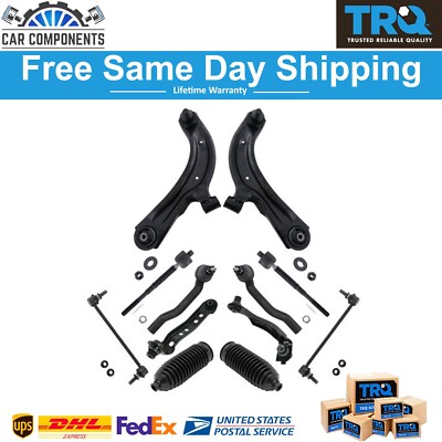 TRQ New Front Steering & Suspension Kit Fits For 2013-2019 Nissan Sentra