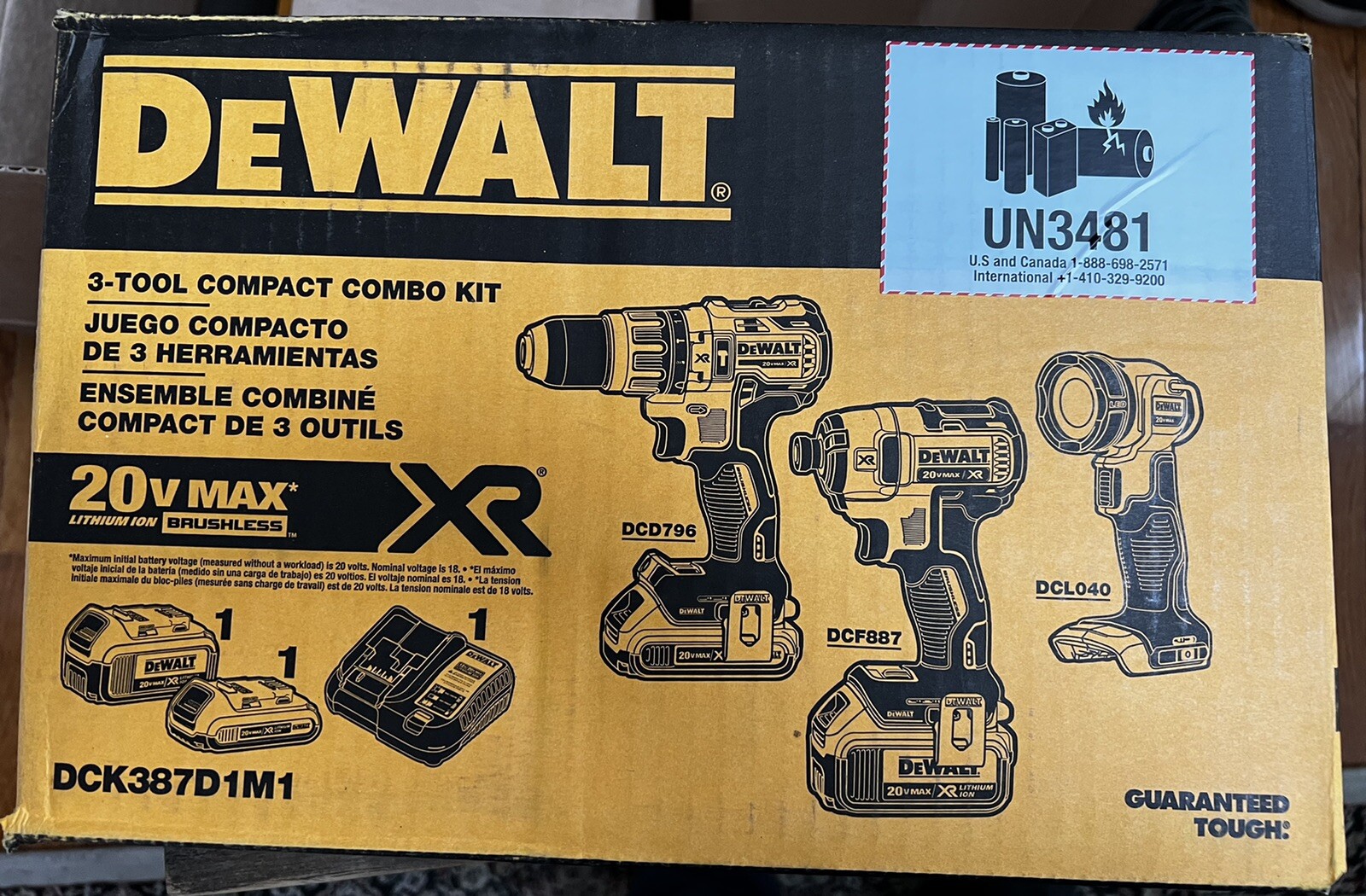 DeWalt Compact 3-Tool Combo Kit DCK387D1M1R Reconditioned for sale online |  eBay