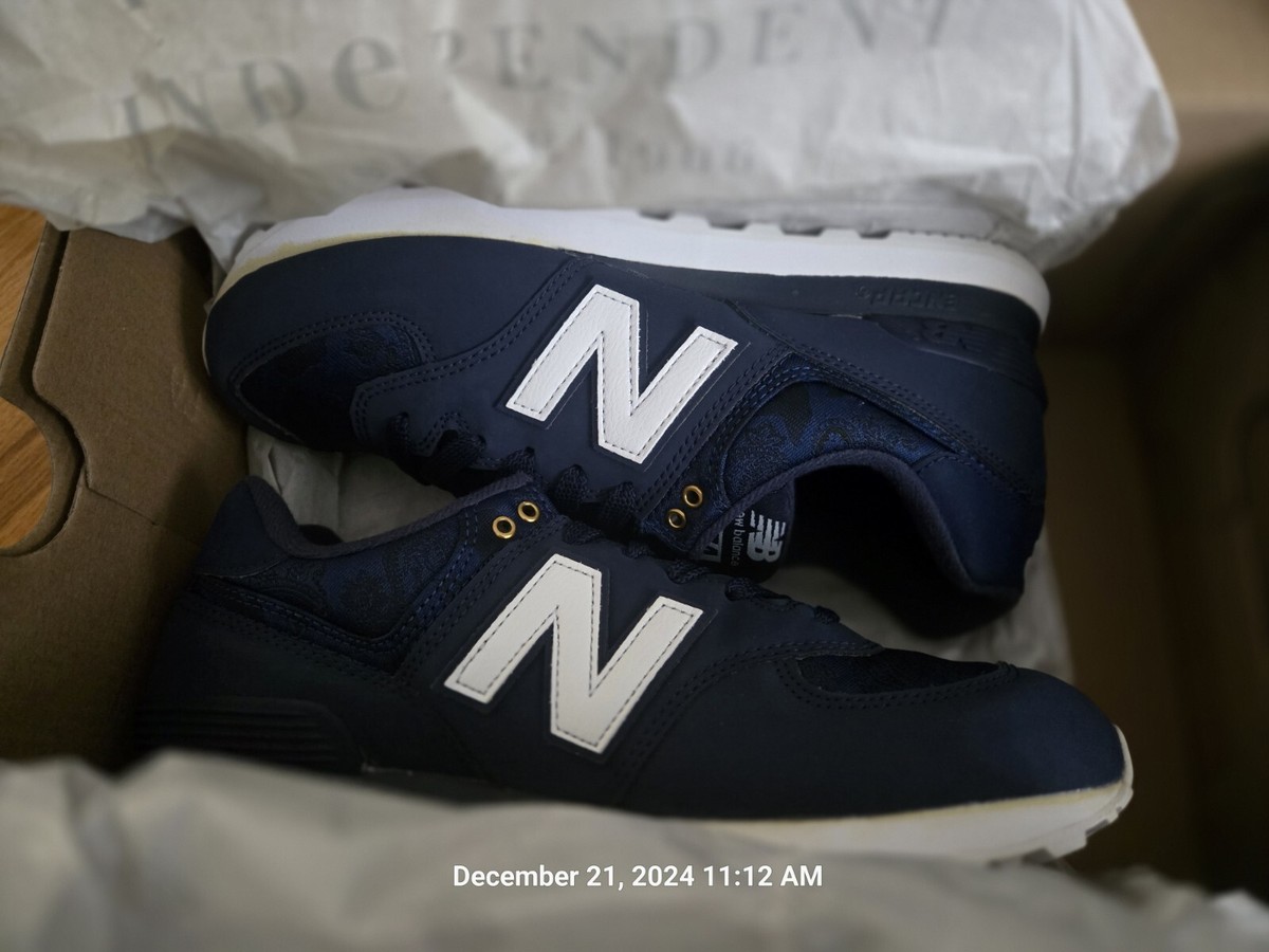 New Balance Classic 574 BLUE/WHITE Shoes 7.5/ Men