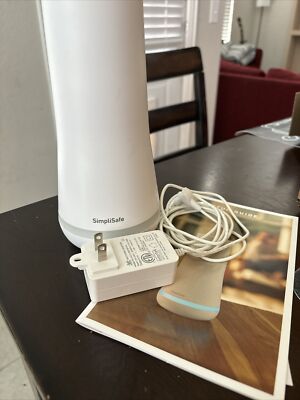 SimpliSafe Wireless Home Security Base Station with Power Adapter Model SSBS3
