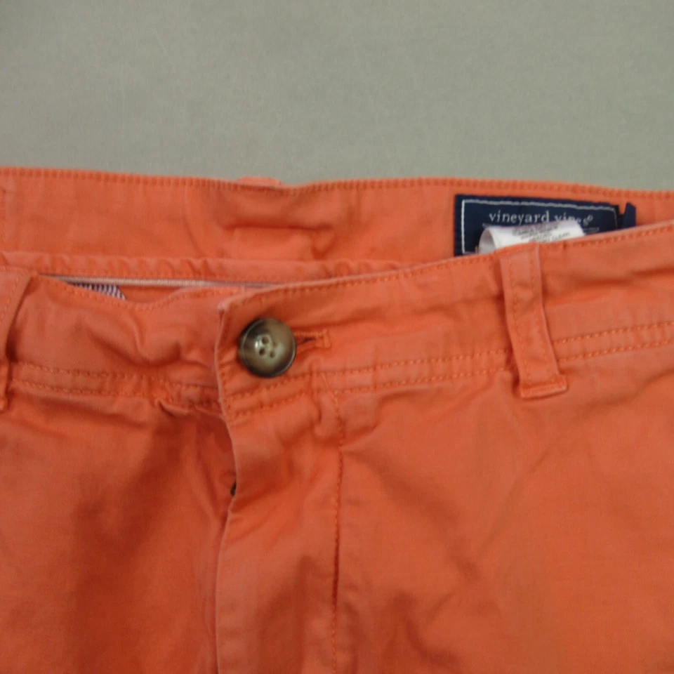 Pantalones Cortos Vineyard Vines Niñas 28 Ligeros Exterior Naranja Bolsillos Chinos Foto 2 de 4