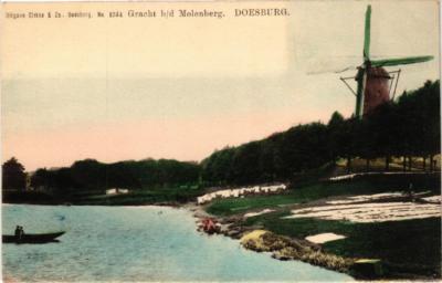 CPA DOBURG Gracht b/d Molenberg NIEDERLANDE (604763)