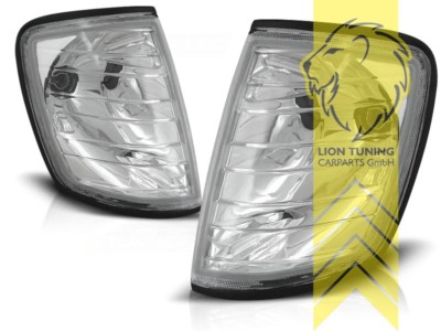 Frontblinker für Mercedes Benz W124 Limousine S124 T-Modell E-Klasse chrom