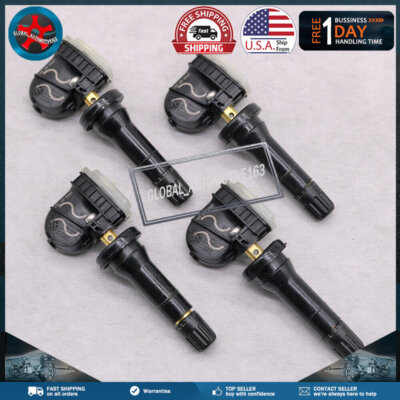315MHz 4PCS TPMS HC3T-1A180-AB Tire Pressure Sensor For 2017-2019 Ford F-250 New