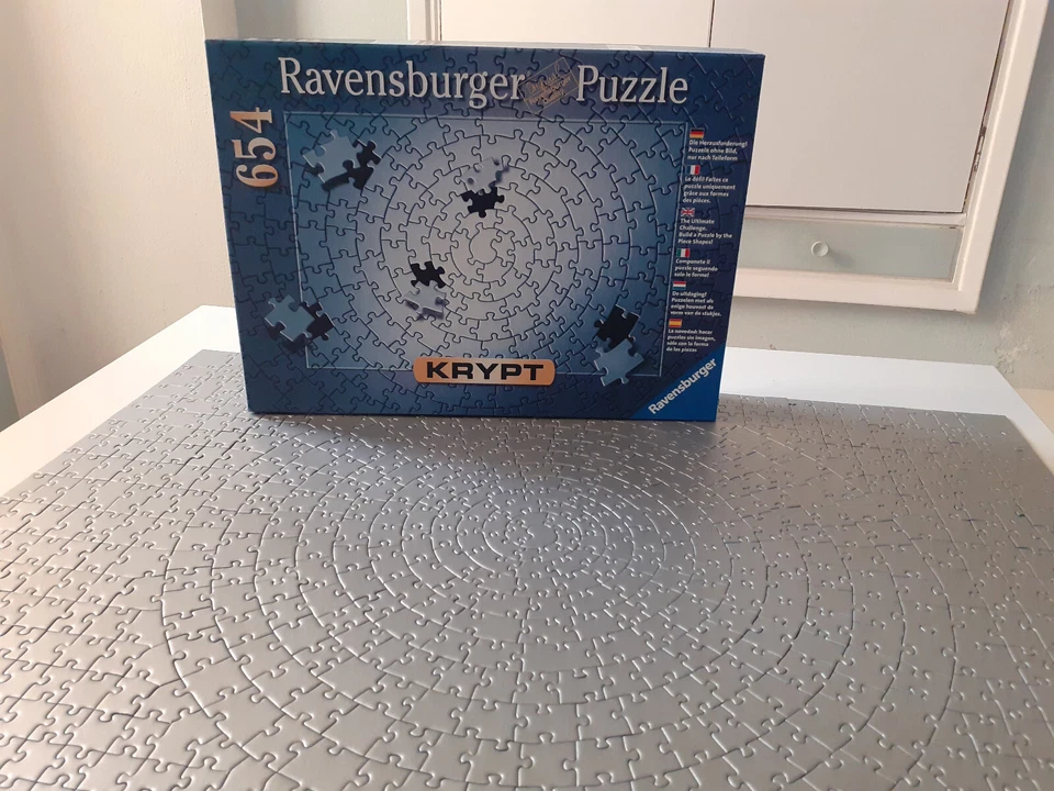 Puzzle Ravensburger KRYPT Argento Silver 654 pezzi - Immagine 3 di 3