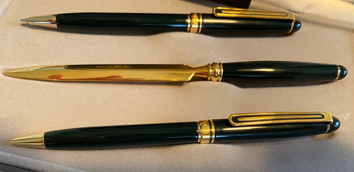 Vintage Colibri Le Grand Writing Set Pen, Pencil, Letter Opener | eBay