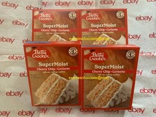 BETTY CROCKER SUPER MOIST CHERRY CHIP CAKE MIX 375g 4 BOXES FAST SHIP