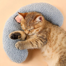 Cozy Calming DOG Pillow - Deep Sleep U-Shaped Bed Neck Protector Washable