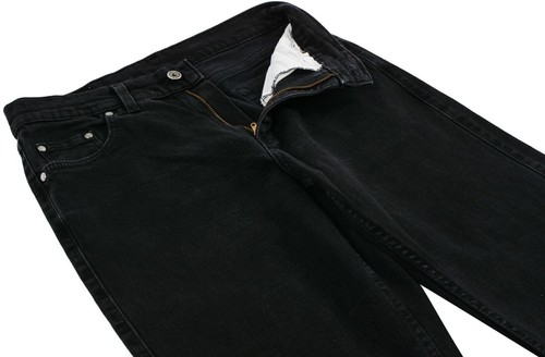Pantalones de mezclilla para hombre Mustang informales negros de algodón con bolsillo y botón cremallera talla 31/34 GENUINOS - Imagen 6 de 11