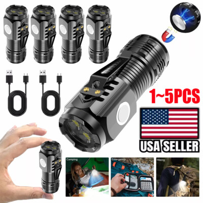 Three-Eyed Monster Mini Flashlight Flash Super Power Waterproof Outdoor Travel