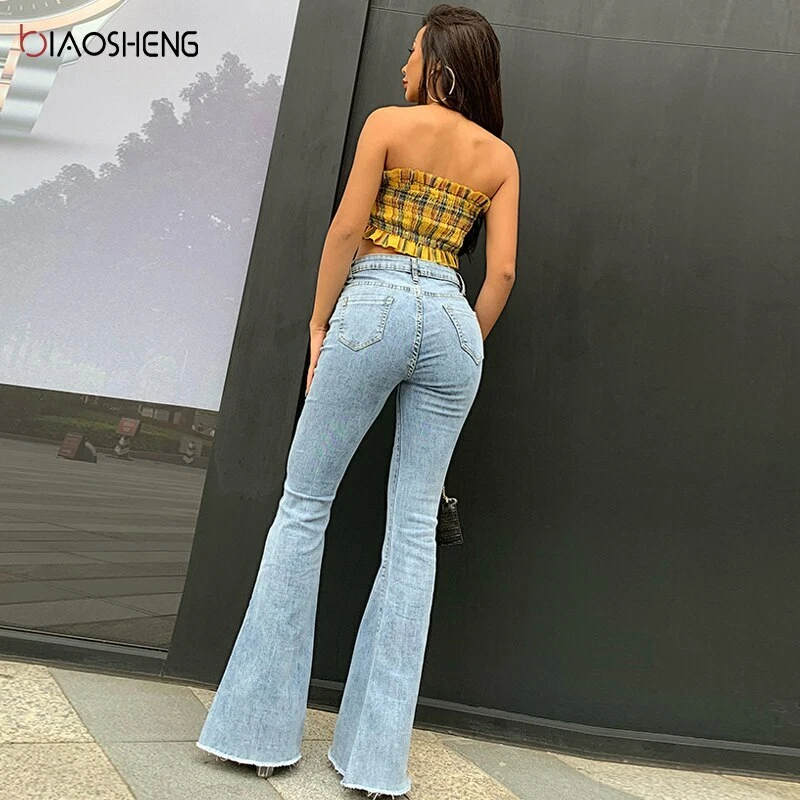 veneno pase a ver Levántate Pantalones Vaqueros Acampanados Moda De Mujer Vintage Elastizados Con Bolsillos | eBay veneno pase a ver Levántate Pantalones Vaqueros Acampanados Moda De Mujer Vintage Elastizados Con Bolsillos | eBay