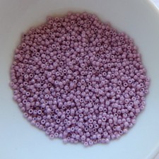 11/o TOHO Seed Beads Opaque Lustered Pale Mauve 25 Grams Glass Bead