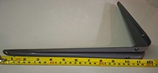 Grey London Shelf Bracke 12"x10"(300x250) L Shape Steel Wall Support Heavy Duty