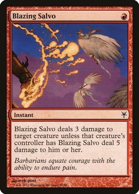 Blazing Salvo [Duel Decks: Sorin vs. Tibalt] MP - Magic